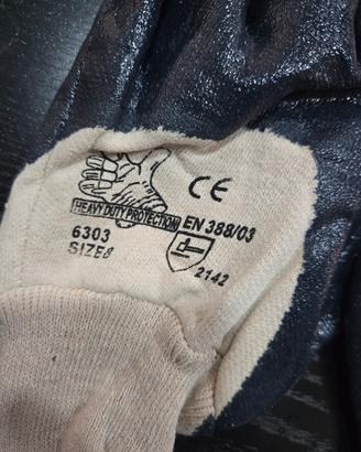 guanti protettivi antitaglio nbr Pacco da 12 paia.