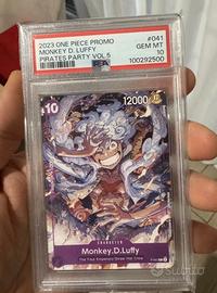 One Piece Monkey D. Luffy p 041 PSA 10 Promo
