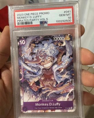 One Piece Monkey D. Luffy p 041 PSA 10 Promo