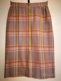 Gonna Missoni a quadri allacciata con bottoni