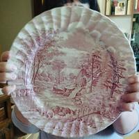 piatti stile inglese rosa