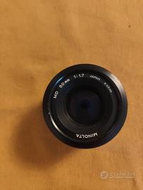 Obiettivo manuale Minolta MD 50mm F1.7