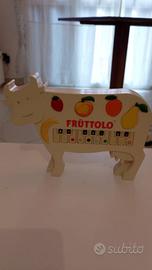 Mucca Pianola gadget fruttolo anni '80