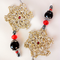 Orecchini bijoux donna handemade