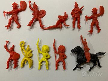 Indiani soldatini in plastica vintage anni 60