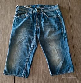 Jeans bermuda Gas tg 30 (44 IT), blu