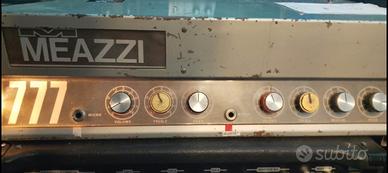 Amplificatore  Meazzi 777  anni 60 non Funzionante