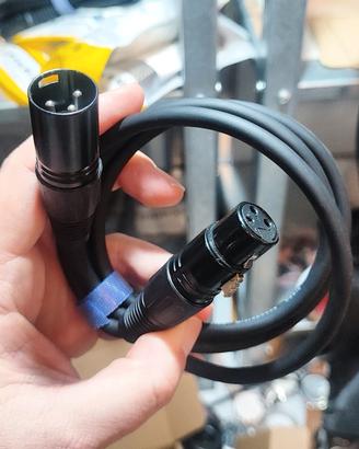 Cavo XLR-Cannon per microfono, 1m
