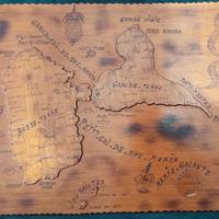 Quadro intaglio in legno Guadalupa