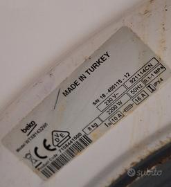 Lavatrice Beko WTX81432WI
