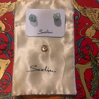 Orecchini sodini con brillantino