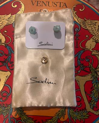 Orecchini sodini con brillantino