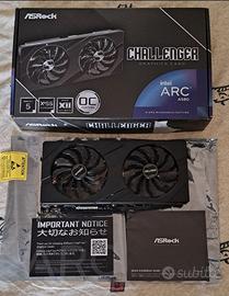 GPU Asrock Intel ARC A580 Challenger 8gb GDDR6