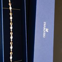 bracciale Swarovski oro rosa cristalli NUOVO