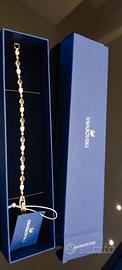 bracciale Swarovski oro rosa cristalli NUOVO