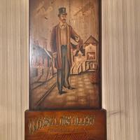 Insegna il legno antica , whisky