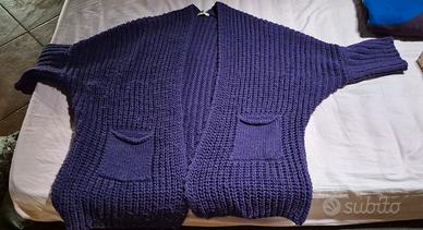 Cardigan SusyMix viola, oversize
