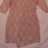 abito corto rosa cipria donna
