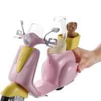 Barbie - Barbie con scooter e cagnolino