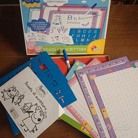 Gioco Peppa Pig, scrittura 