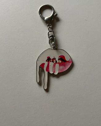 Portachiavi labbra effetto “drip”