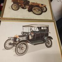 2 stampe auto d'epoca 