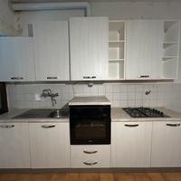 Cucina completa beige/bianca