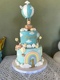 Torta decorativa in pasta di zucchero