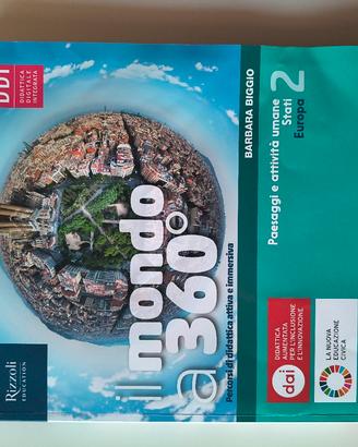 libro seconda media " il mondo a 360°"
