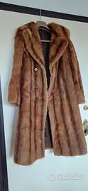 Pelliccia di Rat musque visonata Vintage 