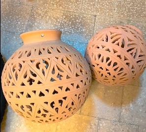 lampadario terracotta
