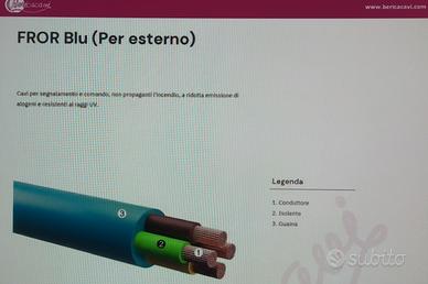 BericaCavi cavo FROR per esterno 12x0,5