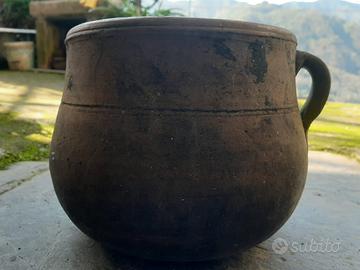 VASO IN TERRACOTTA ANTICO DIAMETRO 22