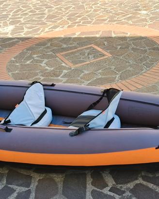 canoa gonfiabile 3 posti decathlon