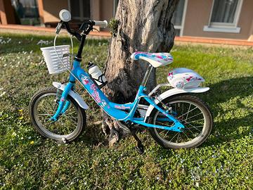 Bici da bambina 16 con Kit Rotelle