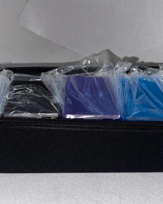 Custodia rigida porta playmat + 5 deck box