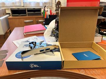 Scheda doppia porta usb 3.0 socket PCI-EXpress