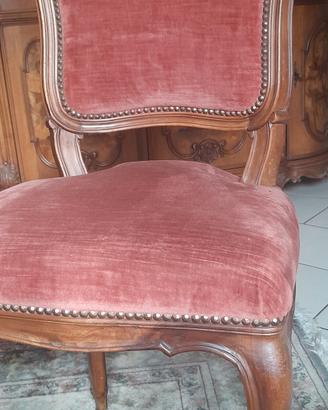 sedie barocco piemontese