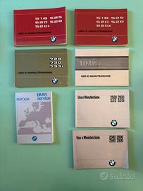 Libretti uso e manutenzione Bmw
