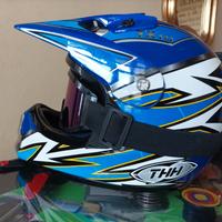 casco minicross bambino