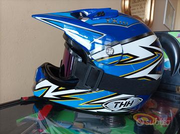 casco minicross bambino