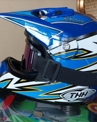 casco minicross bambino