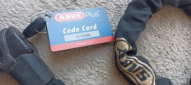 Catena con lucchetto Abus Granit 1010 140cm