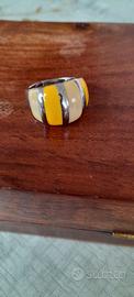 ANELLO METALLO E SMALTI