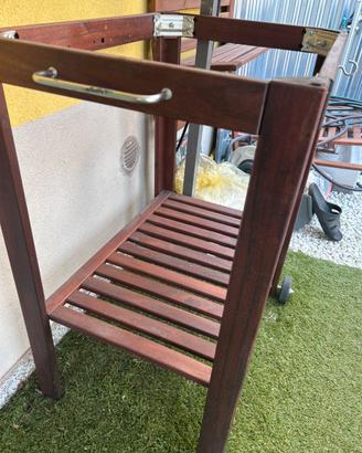Carrellino per BBQ Applaro ikea da giardino