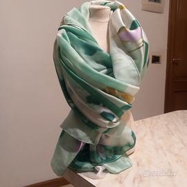 Foulard/pareo fatto in Italy in viscosa, nuovo