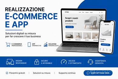 Realizzazione E-commerce, Web App e Siti Web