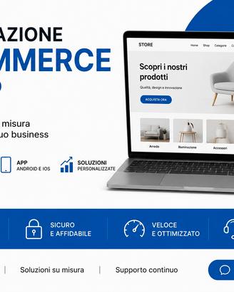 Realizzazione E-commerce, Web App e Siti Web