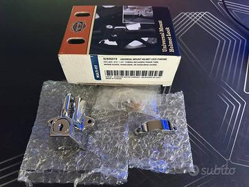 Universal Mount Helmet Lock Chrome Harley Davidson