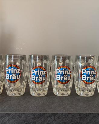 Set 6 Bicchieri Birra Vintage Prinz Bräu